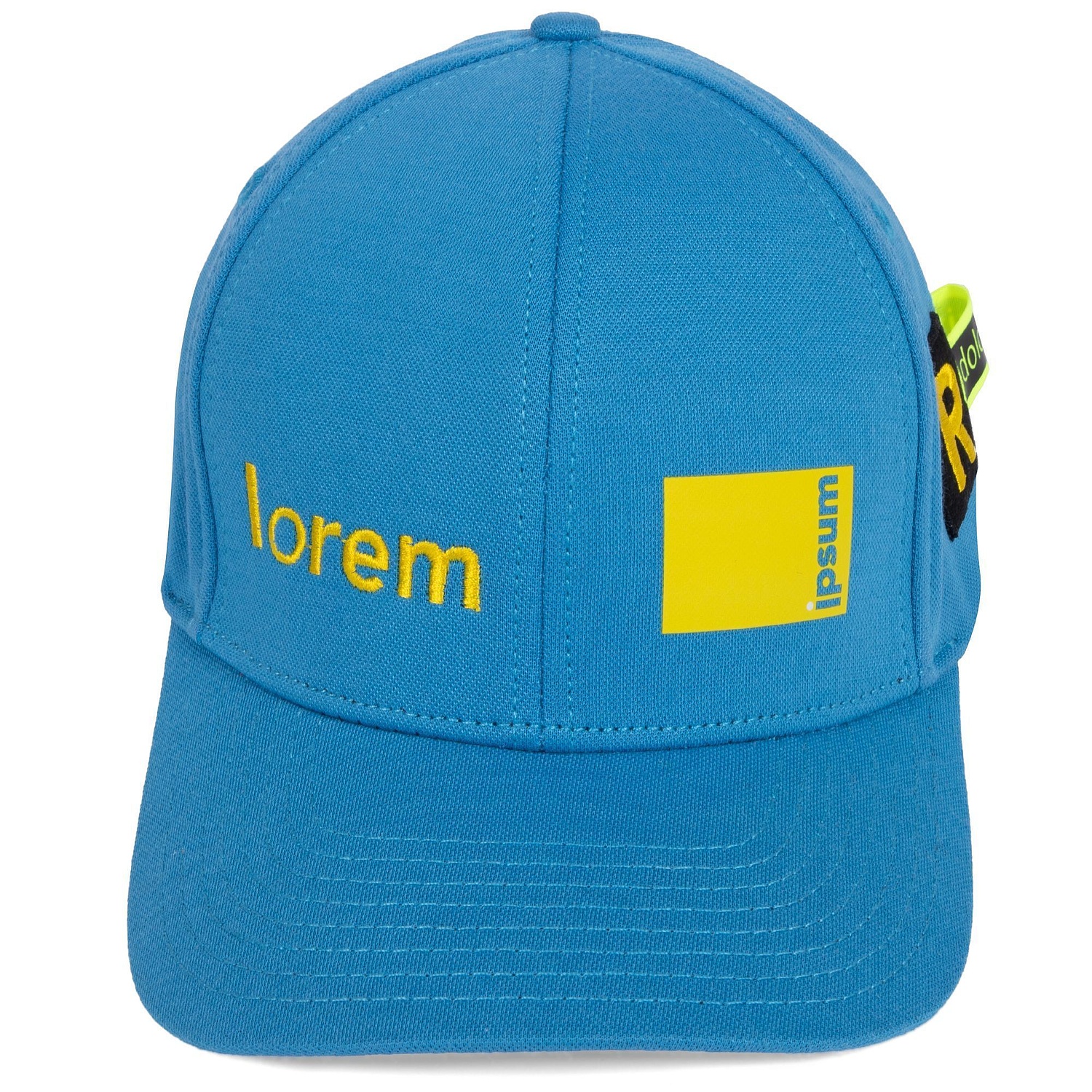 Бейсболка Harris, бирюзовая с логотипом