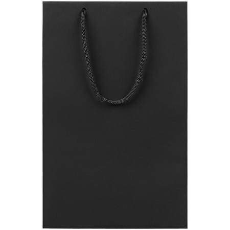 Пакет бумажный Porta S, вертикальный, черный