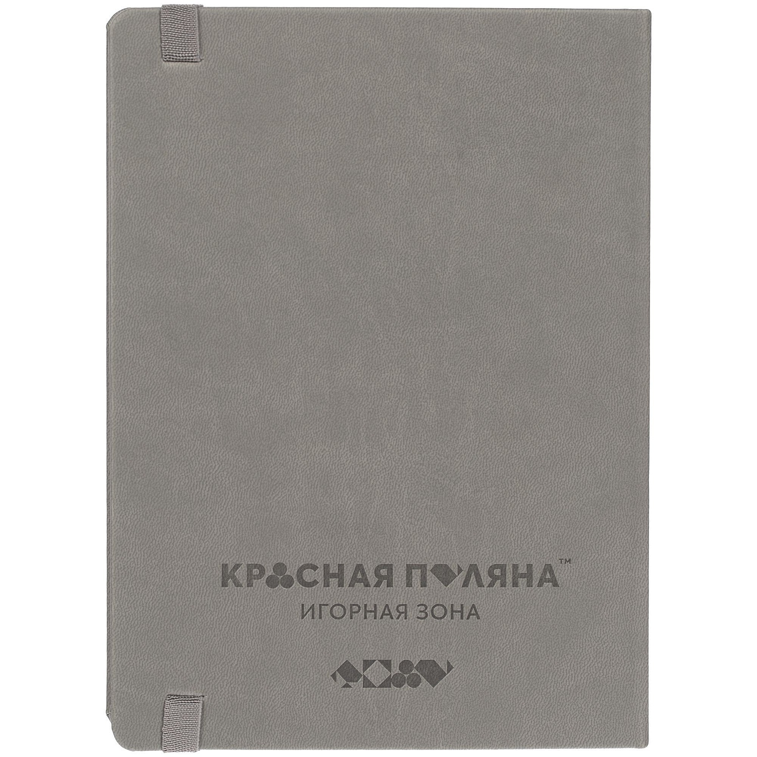 Ежедневник New Factor, недатированный, серый с логотипом