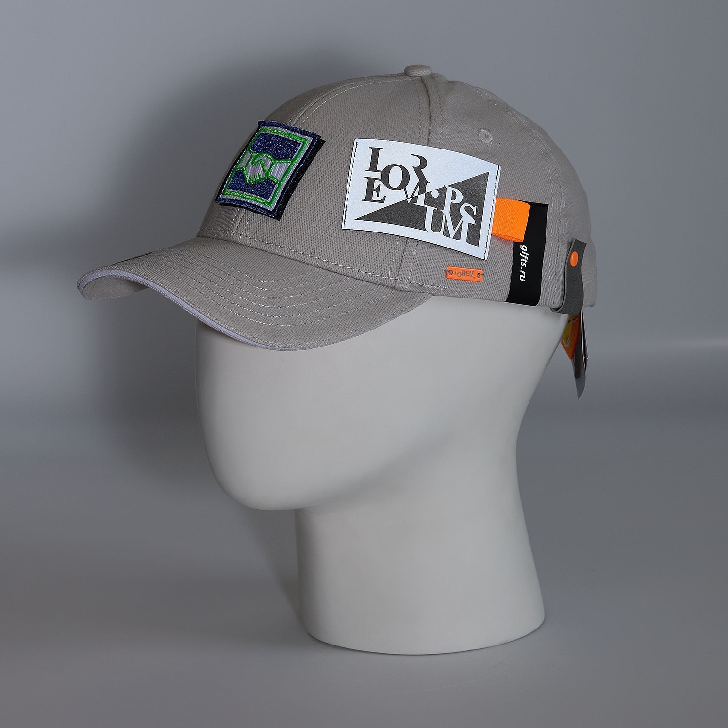 Бейсболка Spiker, желтая с белым