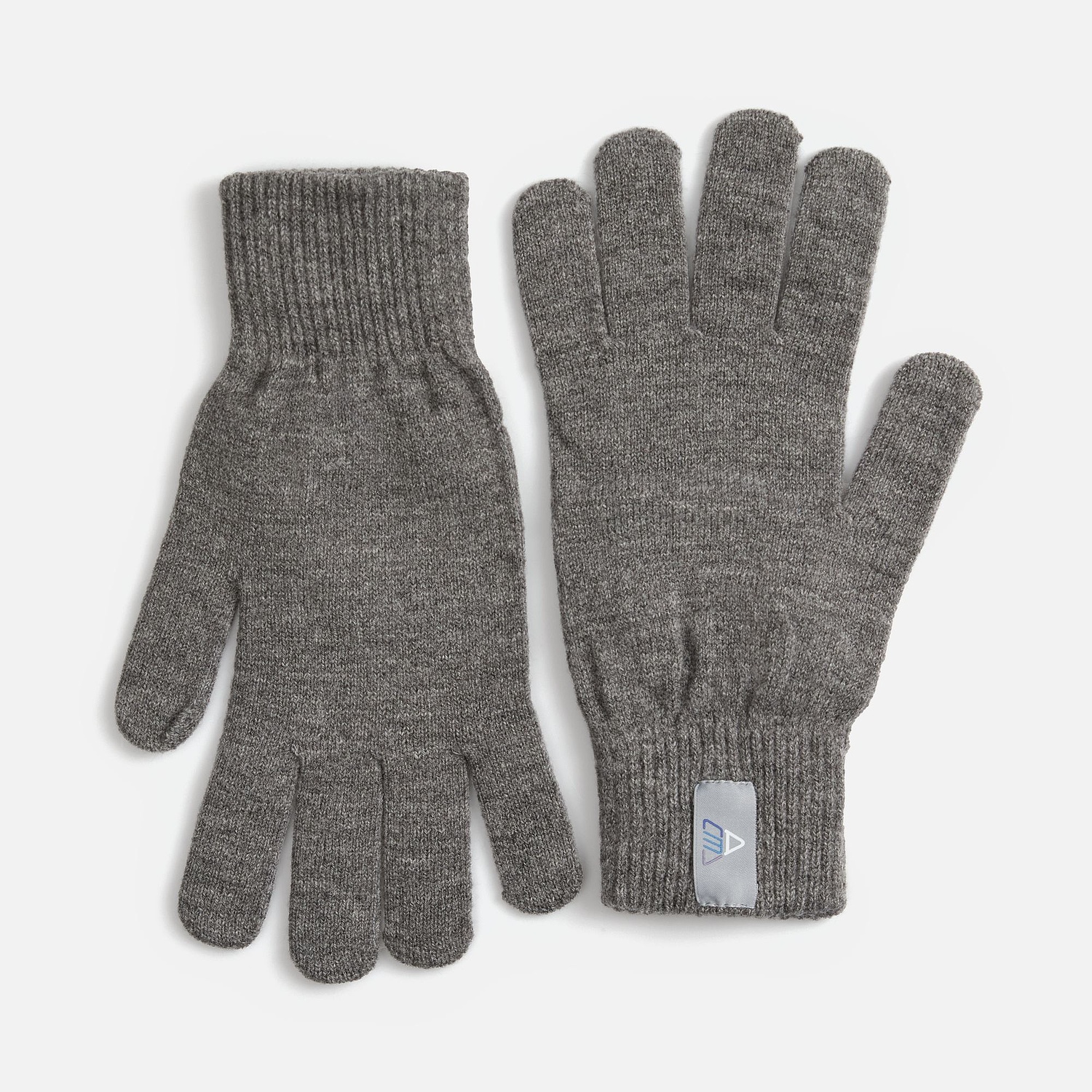 Лейбл тканевый Epsilon, XXS, серый с логотипом