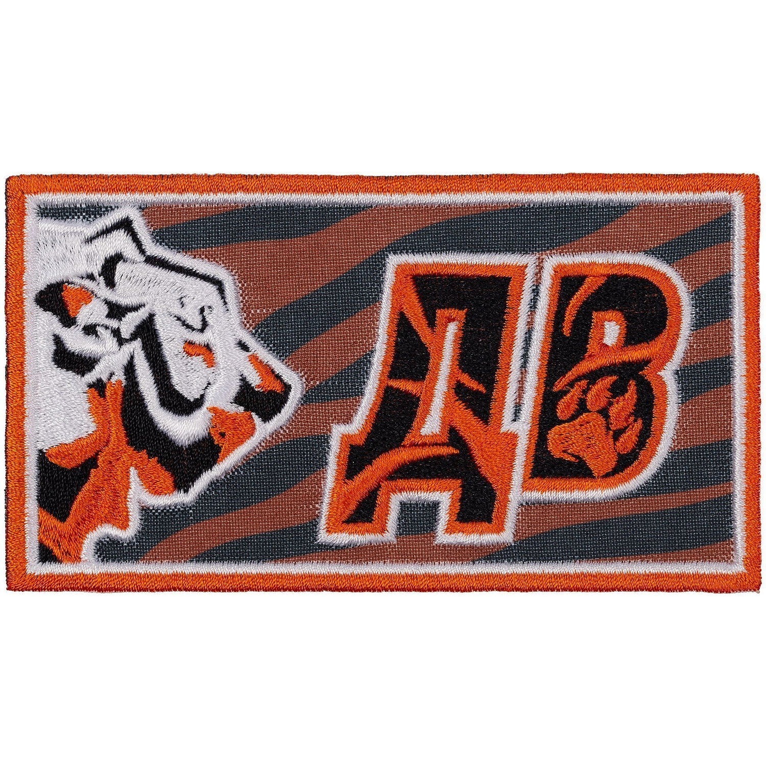 Шеврон из габардина Gabo M, белый с логотипом