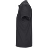 Рубашка поло унисекс Pitcher, черная, размер 3XL
