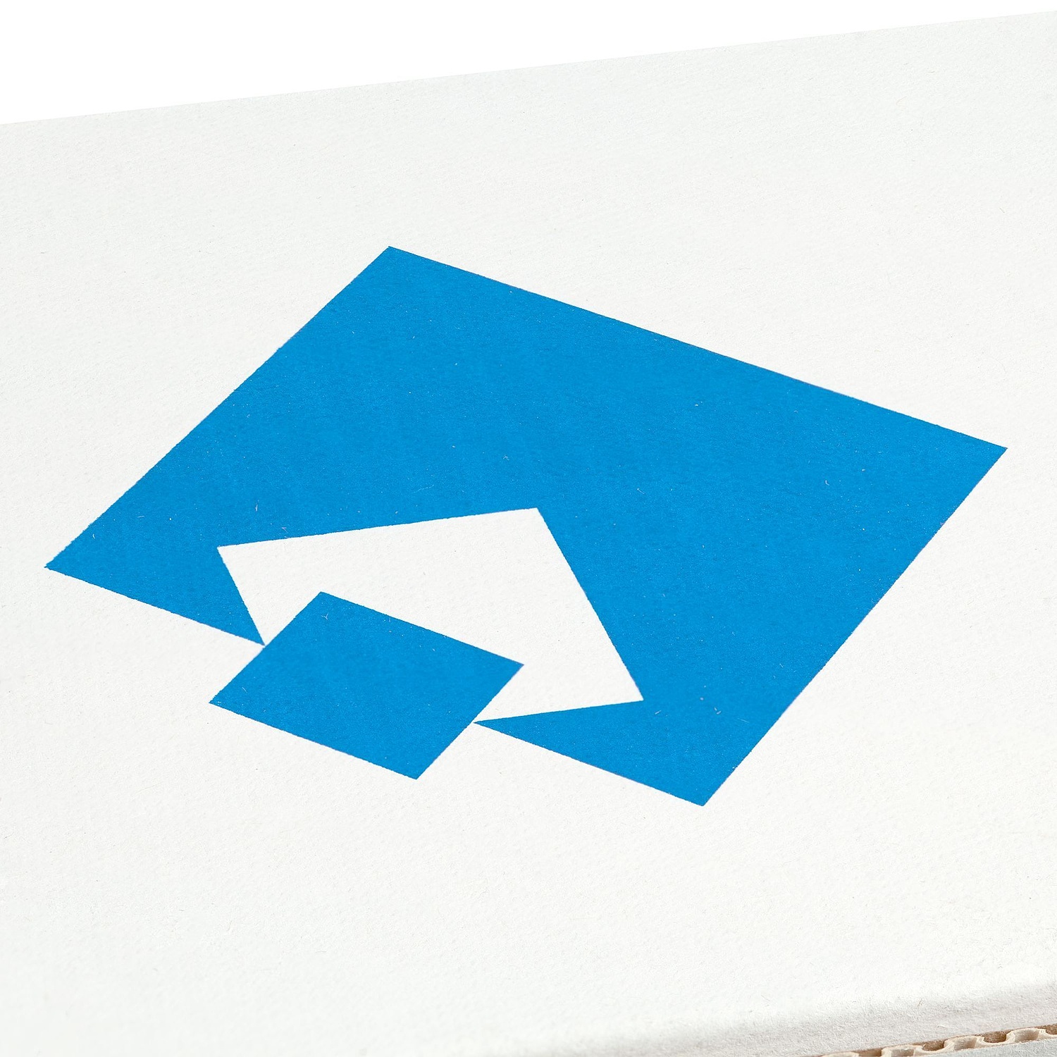 Коробка для кружки Large, белая с логотипом