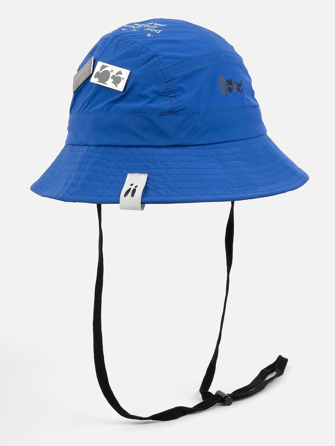 Панама Ben Mac, ярко-синяя с логотипом