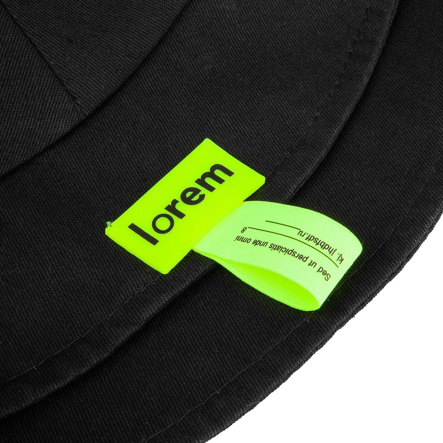 Панама Vento, черная с логотипом