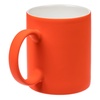 Кружка Promo Soft с покрытием софт-тач, оранжевая с логотипом