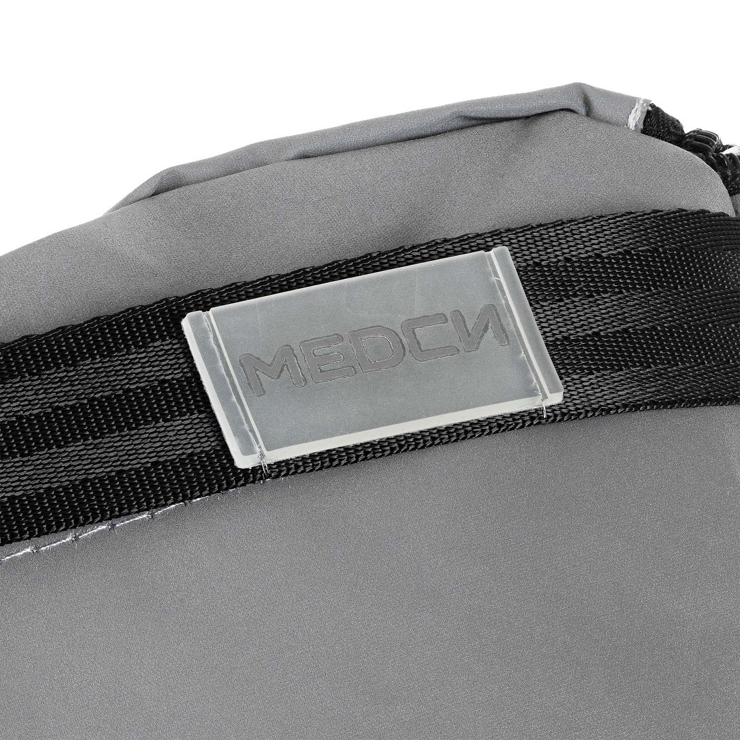 Лейбл из ПВХ Dzeta, XS, прозрачный с логотипом