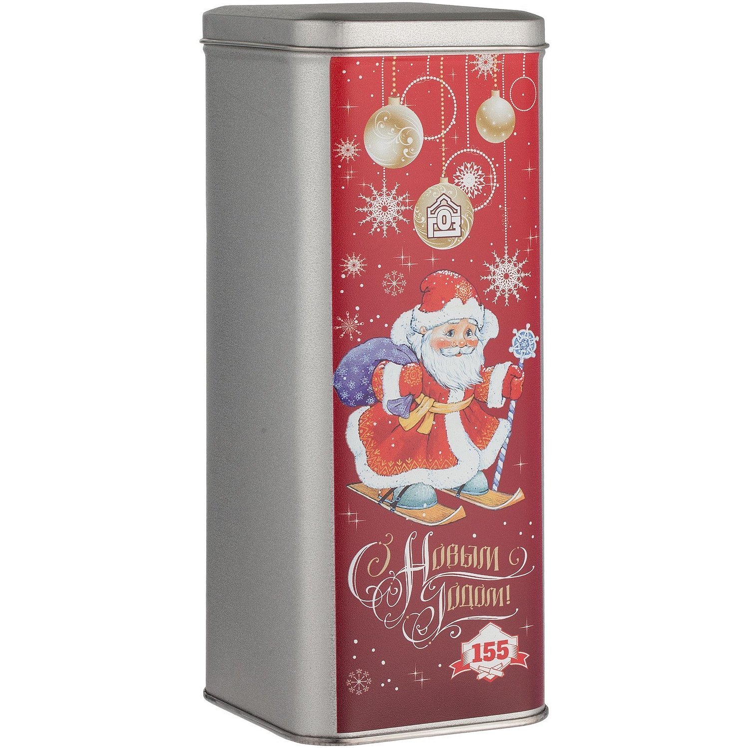 Коробка Pragmax High, прямоугольная, серебристая