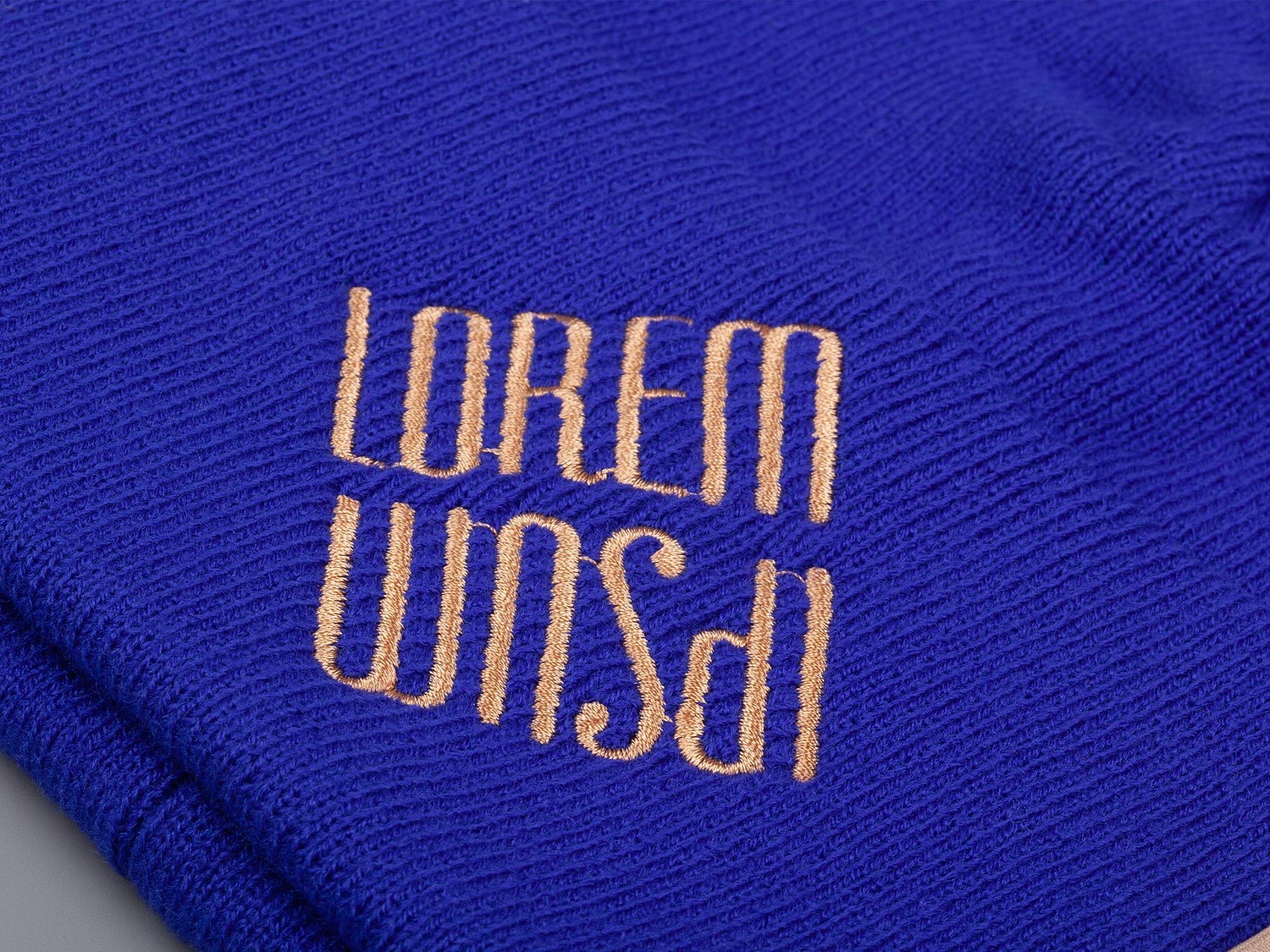 Шапка Urban Flow, ярко-синяя