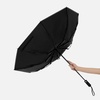 Зонт складной Tyre, черный с логотипом