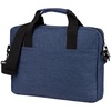 Сумка для ноутбука Delegate, синяя с логотипом