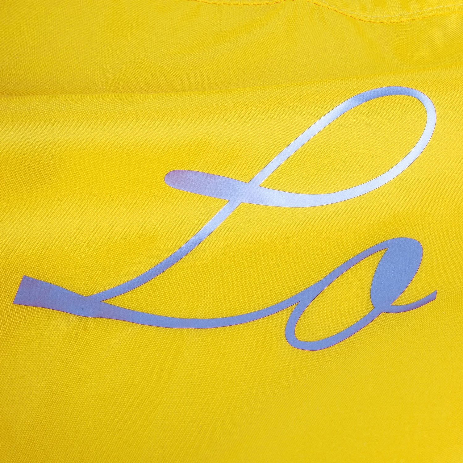 Ветровка из нейлона Surf 210, желтая с логотипом