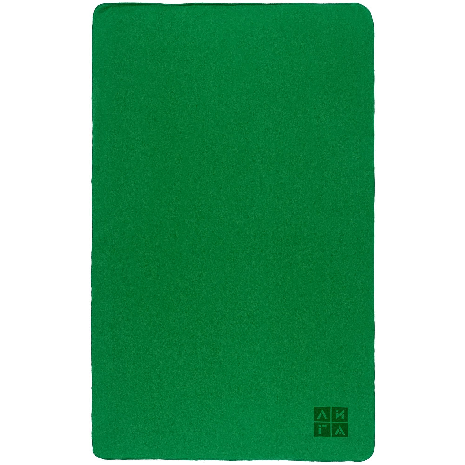 Флисовый плед Warm&Peace XL, зеленый