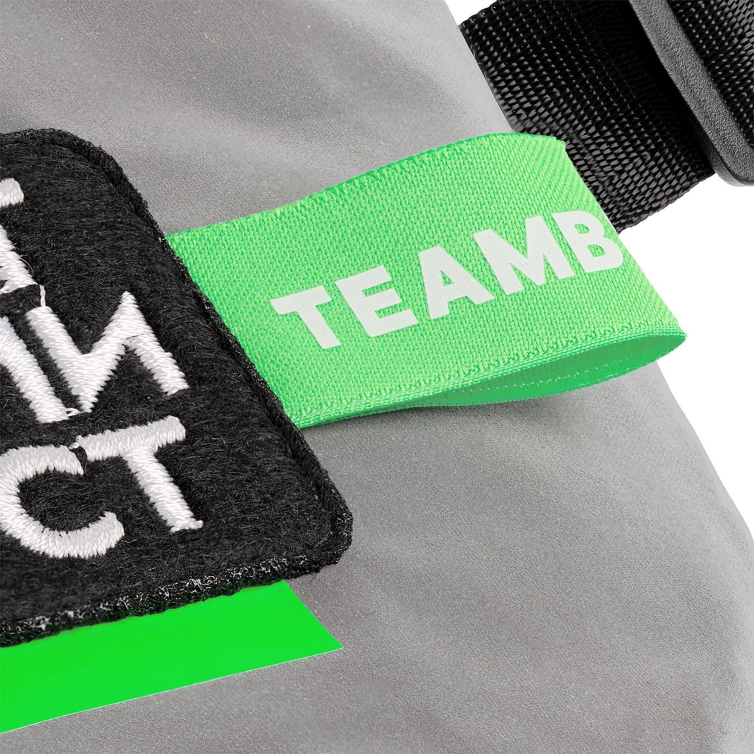 Поясная сумка Manifest из светоотражающей ткани, серая с логотипом