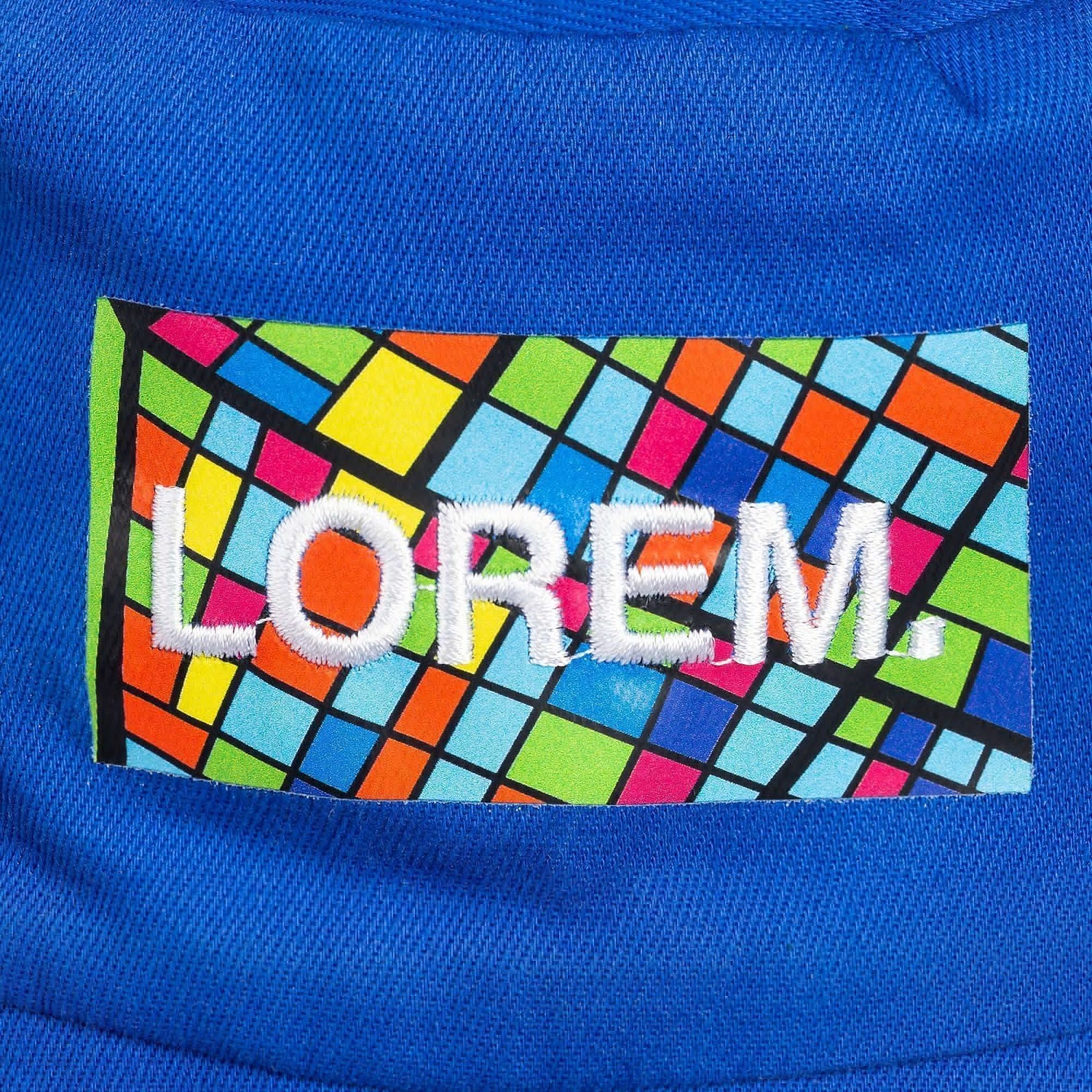 Панама Vento, ярко-синяя с логотипом