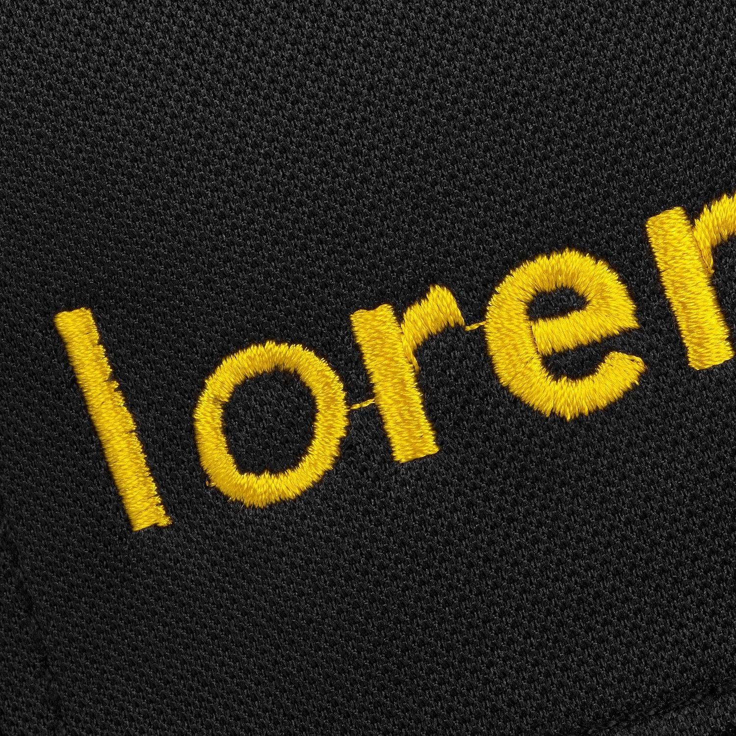 Бейсболка Harris, черная с логотипом