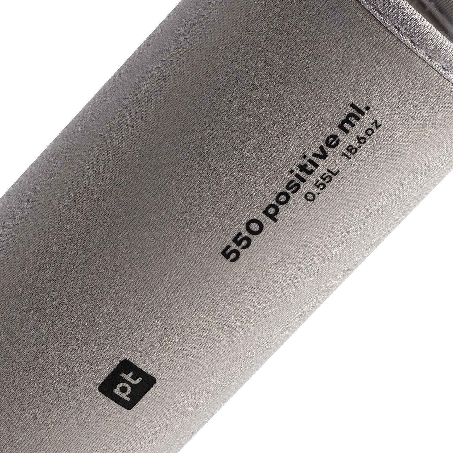 Бутылка для воды Sleeve Ace, серая с логотипом