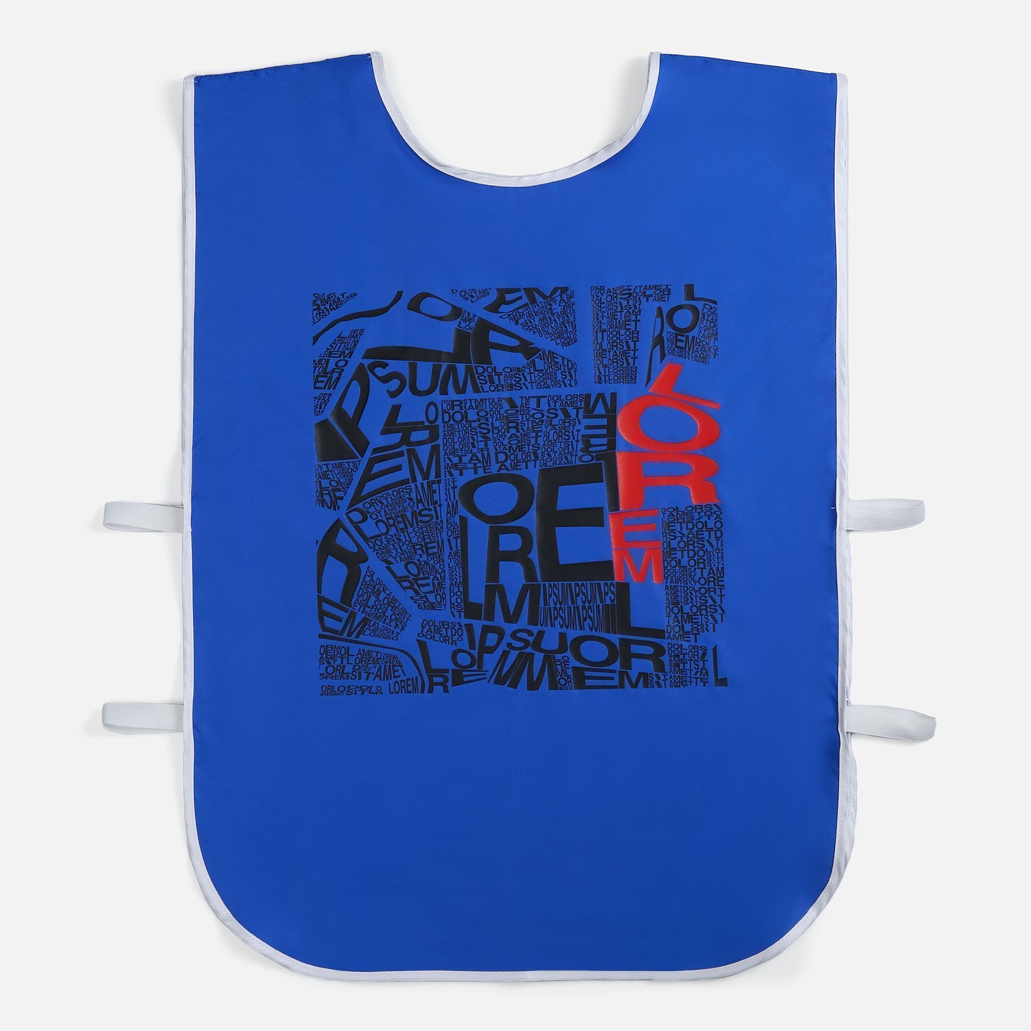 Манишка Member, синяя с белым