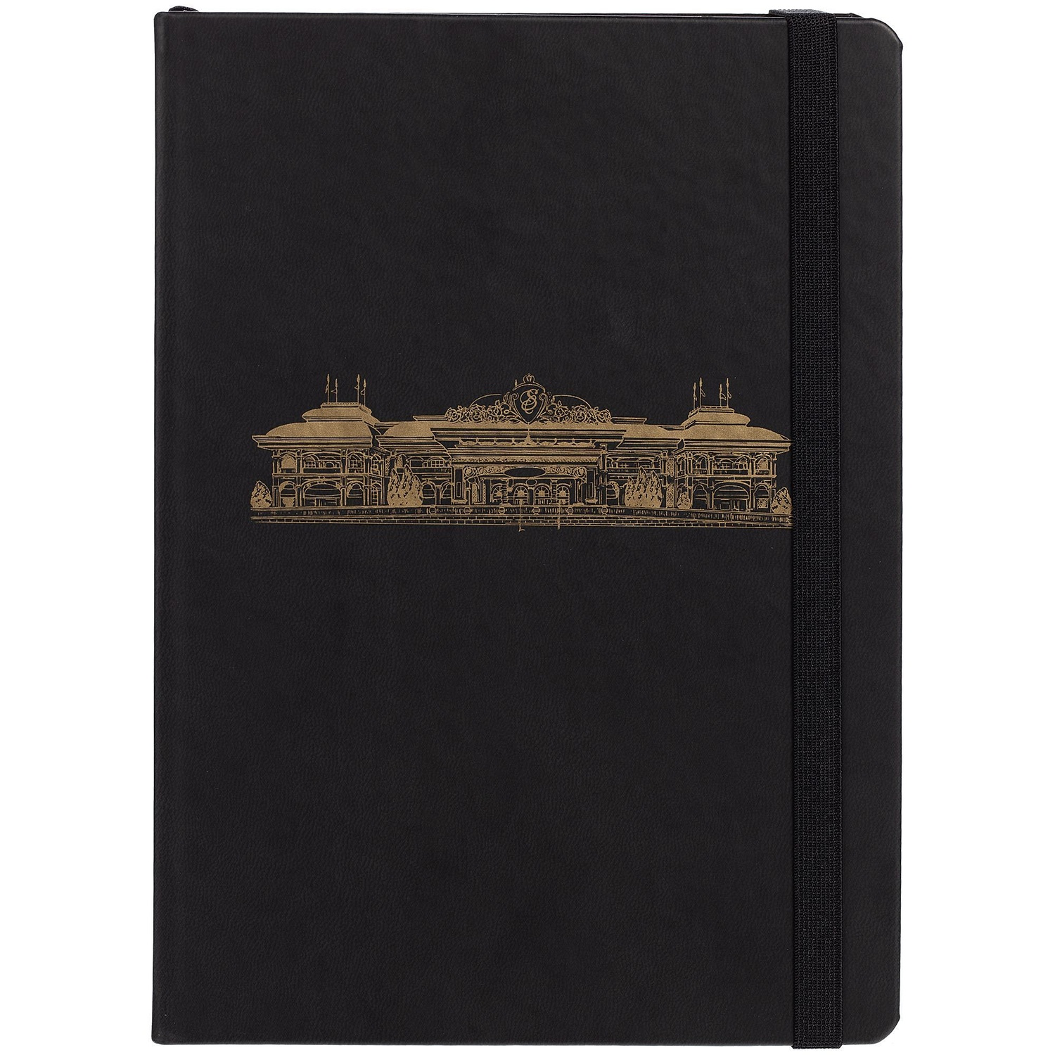 Ежедневник New Factor, недатированный, черный с логотипом