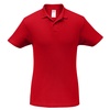 Рубашка поло ID.001 красная с логотипом