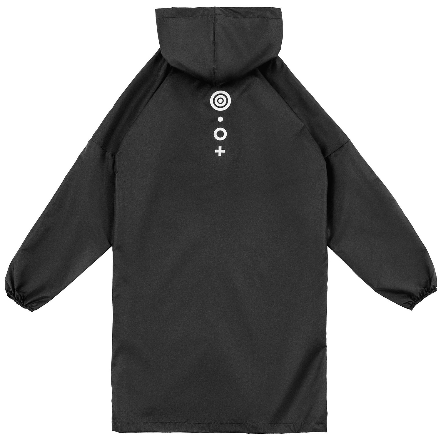 Дождевик унисекс Rainman Strong, черный с логотипом