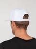 Бейсболка Snapback с прямым козырьком, белая с логотипом