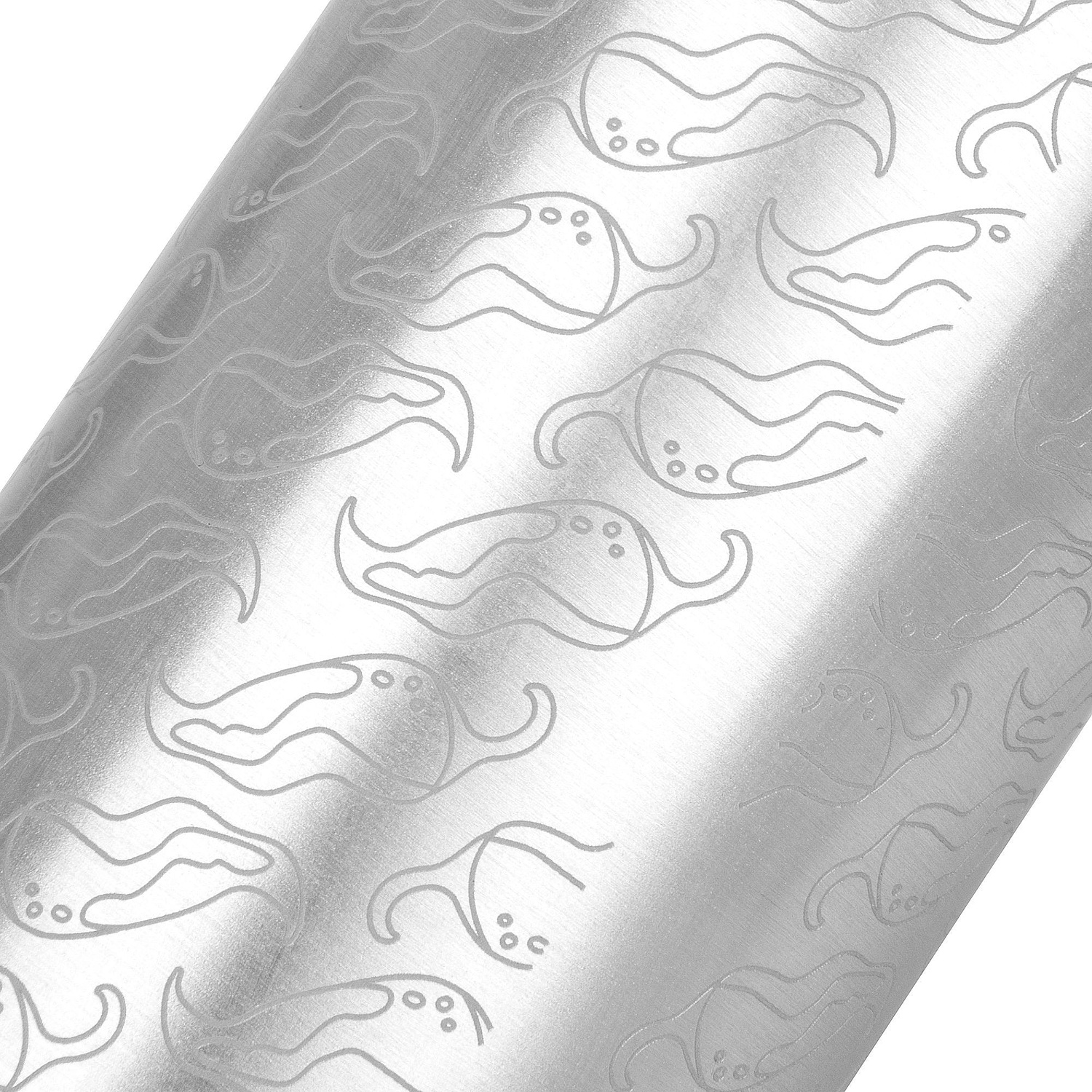 Бутылка для воды Funrun 400, серебристая с логотипом