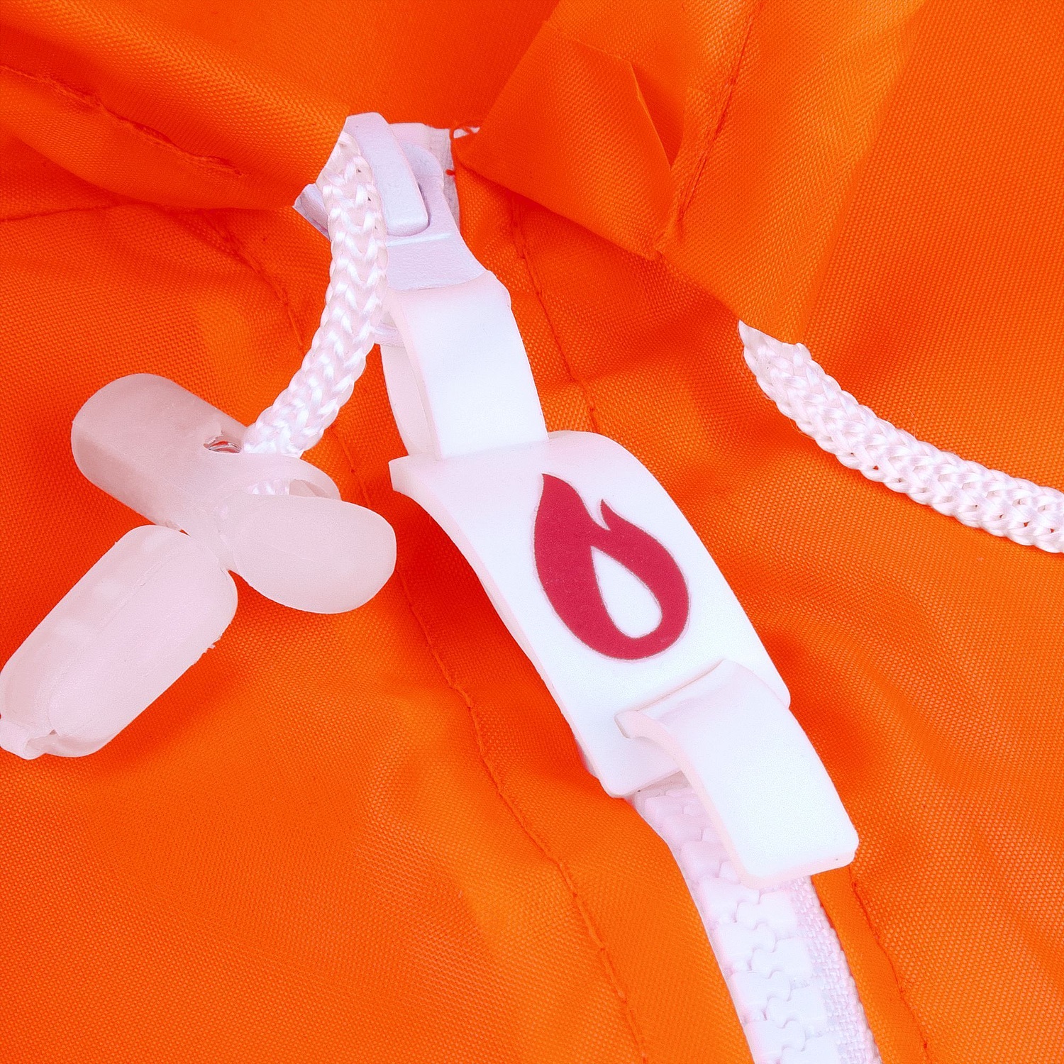 Дождевик Rainman Zip, оранжевый неон с логотипом