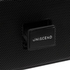 Беспроводная стереоколонка Uniscend Roombox, черная с логотипом