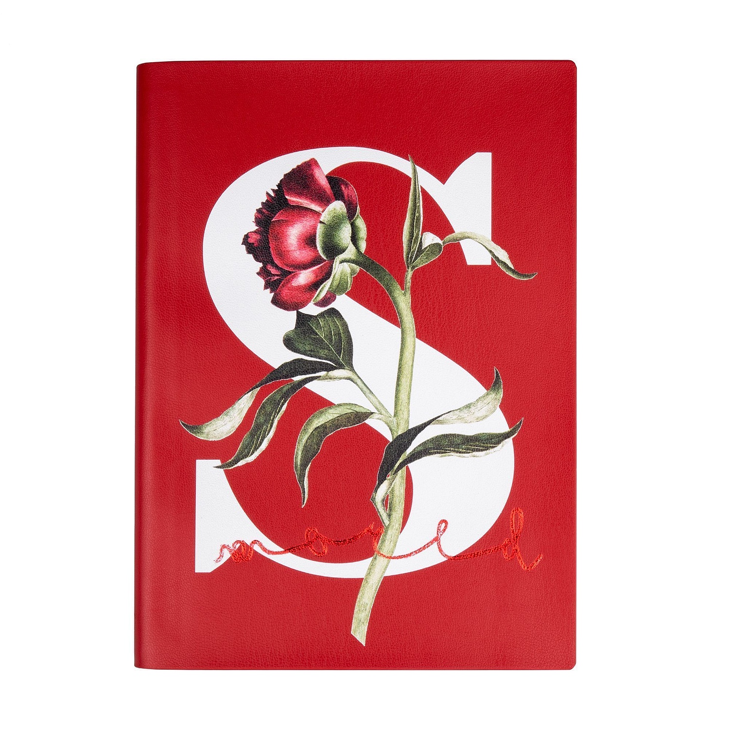 Ежедневник Chillout New, недатированный, красный с логотипом