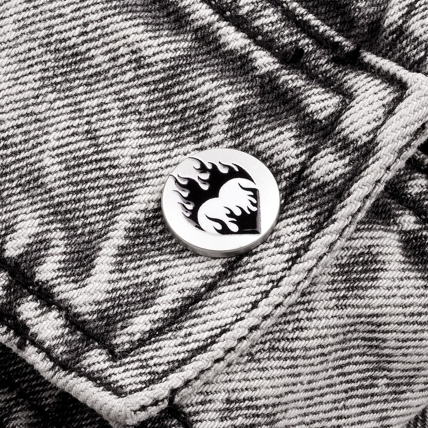 Куртка джинсовая O2, серая с логотипом