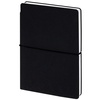 Ежедневник Flexpen Bright, недатированный, черный с логотипом