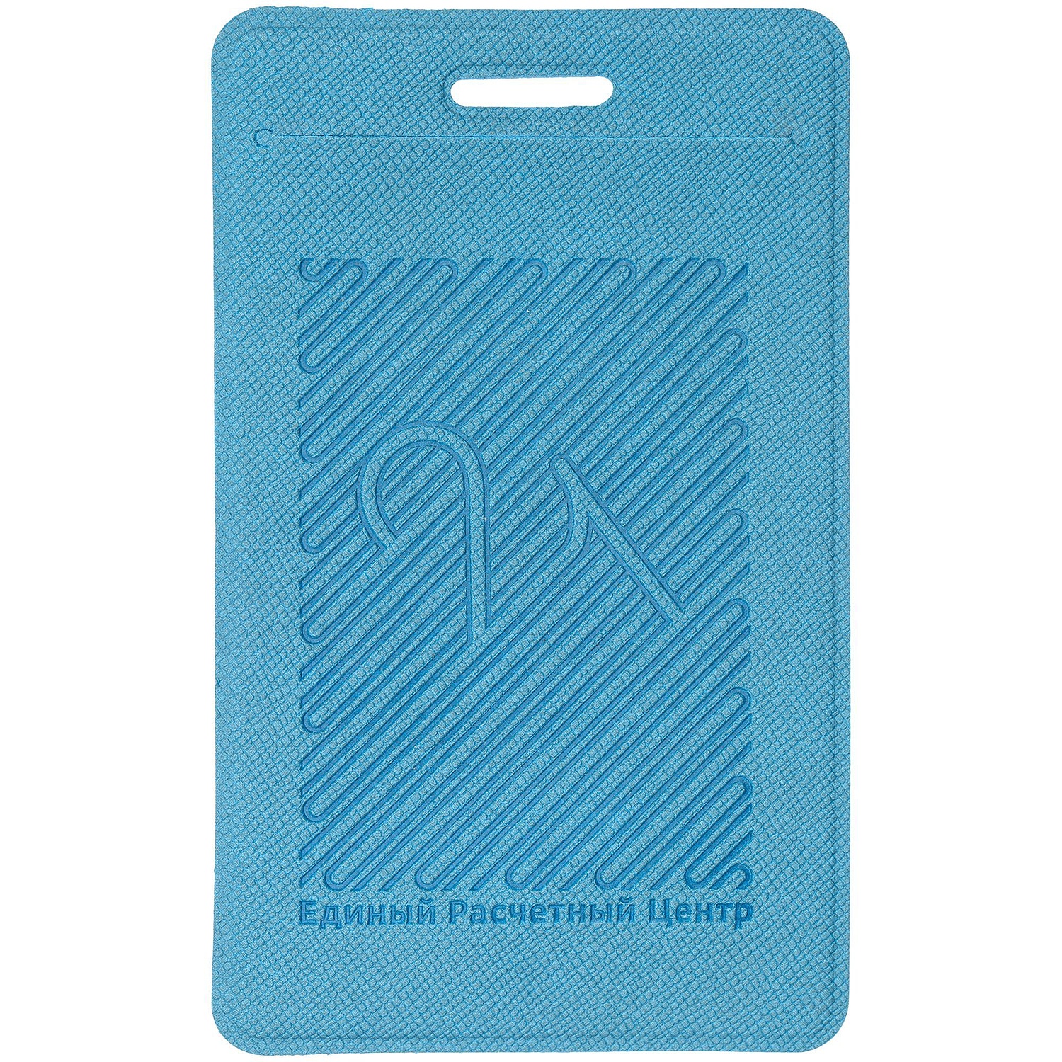 Чехол для пропуска Devon, голубой с логотипом