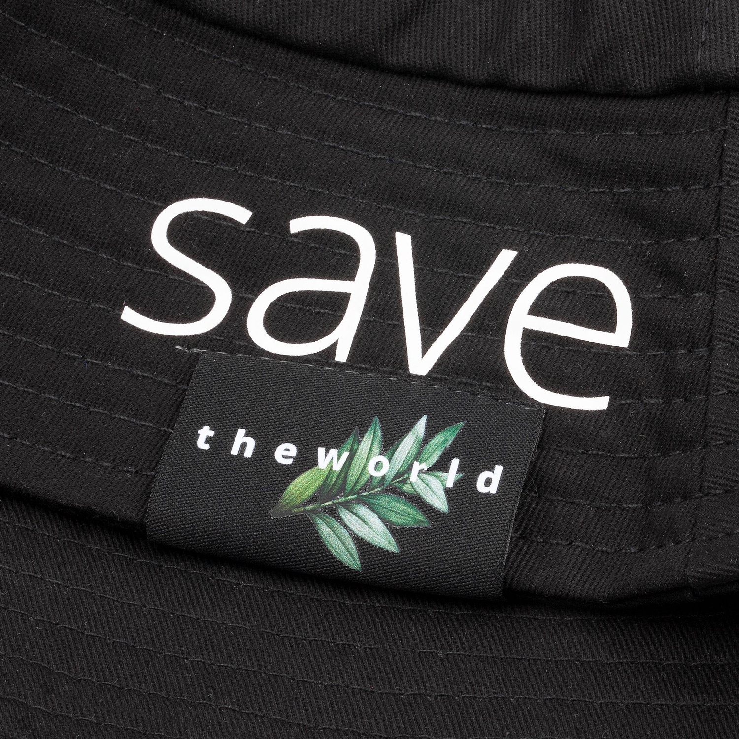 Панама C7, черная с логотипом