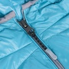 Куртка пуховая женская Tarner Lady, бирюзовая с логотипом