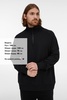 Толстовка унисекс S3, черная, размер XL/XXL