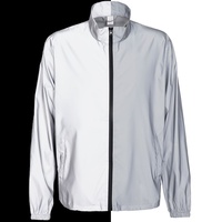 Ветровка Manifest 2.0 из светоотражающей ткани, серая с логотипом