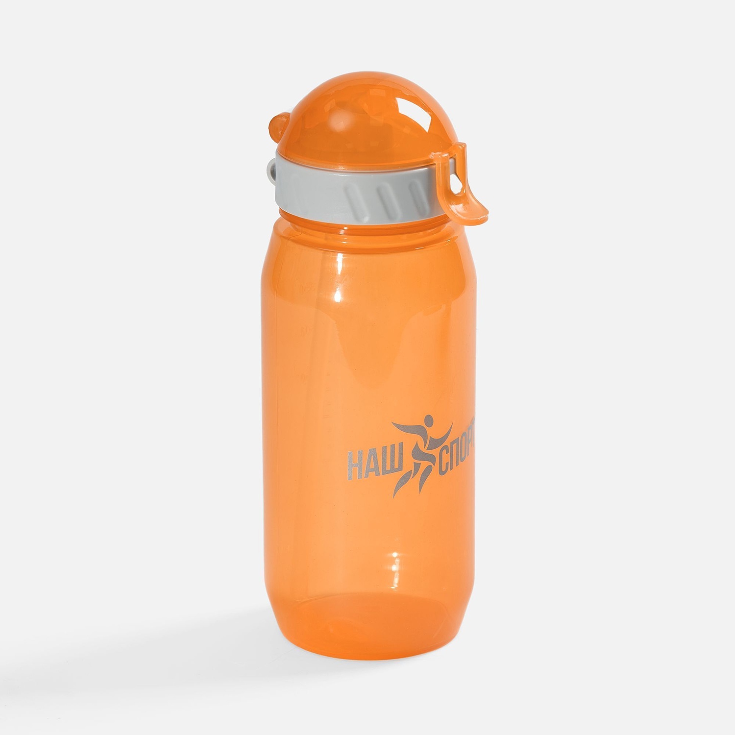 Бутылка для воды Aquarius, оранжевая с логотипом