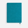 Ежедневник Lafite, недатированный, бирюзовый с логотипом