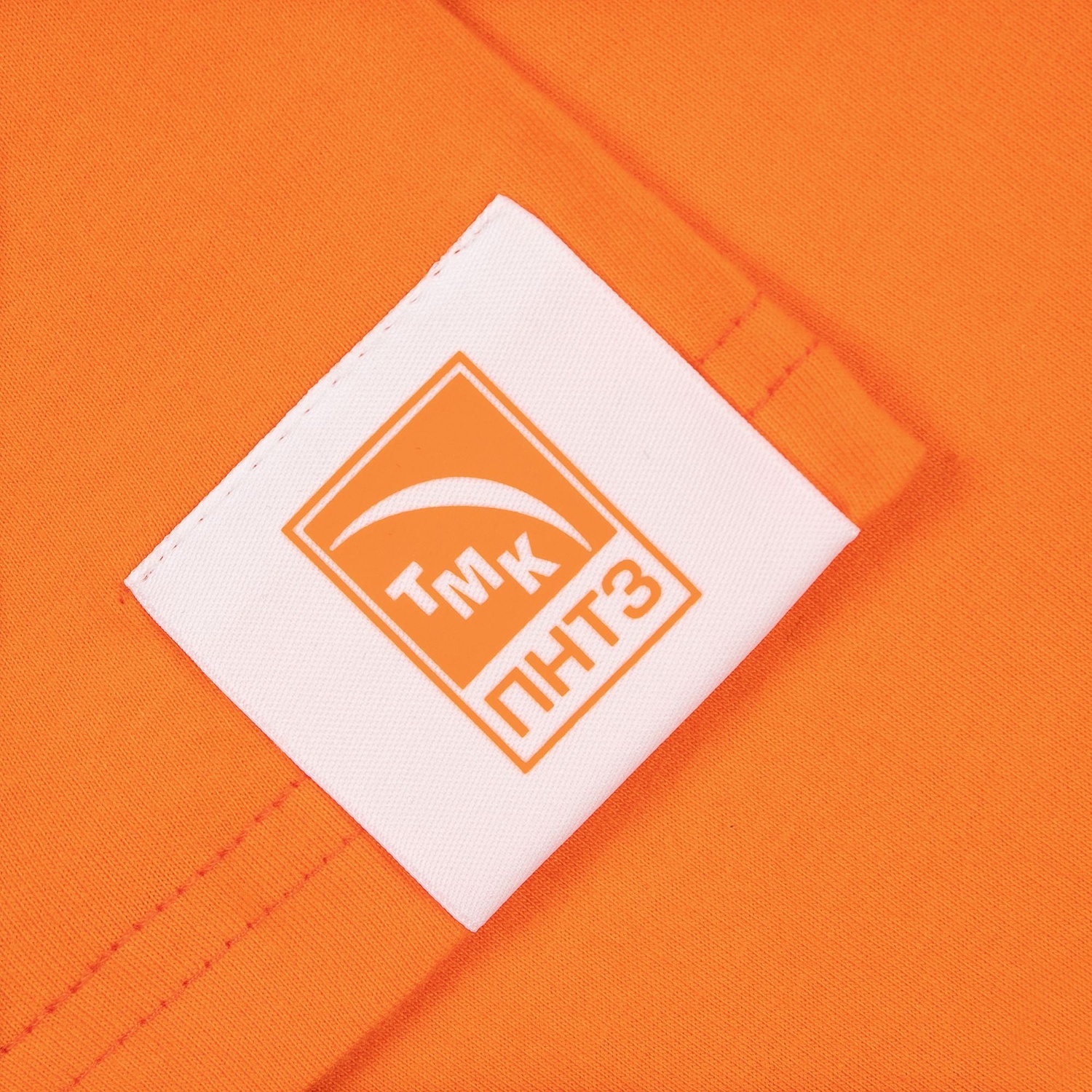 Футболка унисекс T-Bolka 160, оранжевая с логотипом