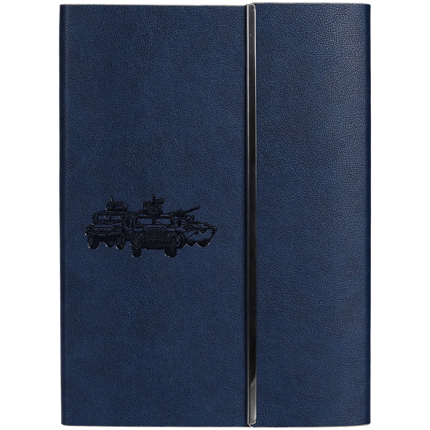 Ежедневник Petrus Flap, недатированный, синий с логотипом