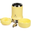 Термос для еды Tabenodo, желтый с логотипом