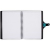 Ежедневник Strep Front на заказ, недатированный, бирюзовый с логотипом