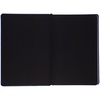 Ежедневник Alanis, недатированный, черный с синим с логотипом