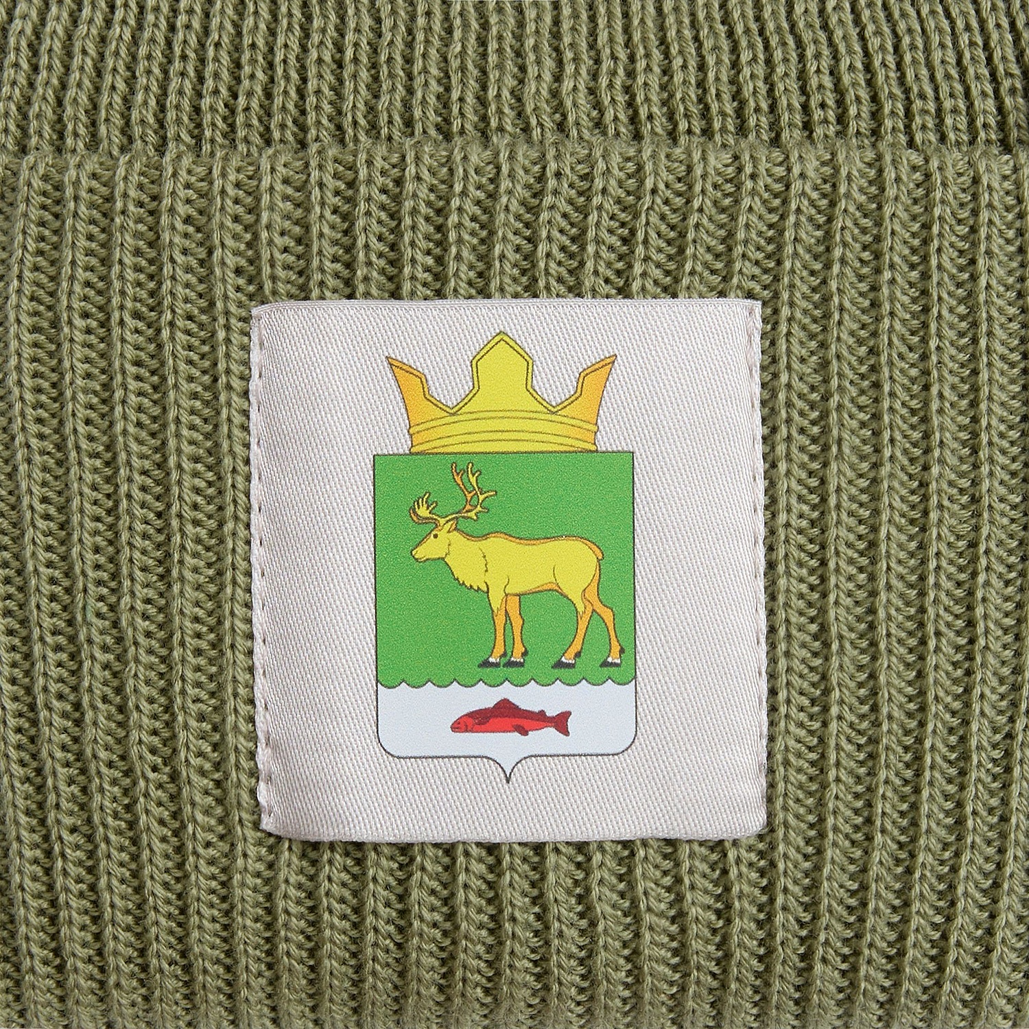 Шапка Urbanite, зеленая (оливковая) с логотипом