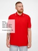 Рубашка поло Virma Stripes, красная, размер XL