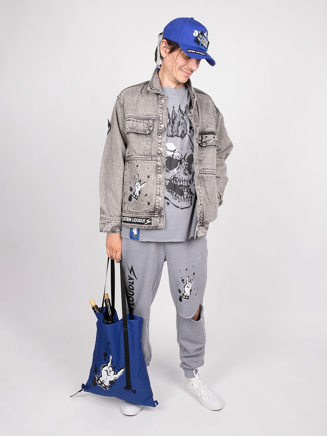 Основа для шопера-рюкзака B3, синяя