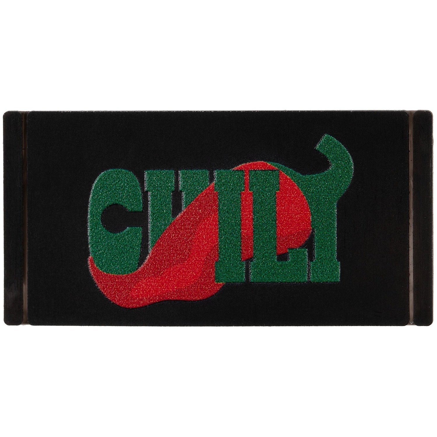 Лейбл из ПВХ Dzeta, XS, черный с логотипом