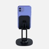 Подставка для смартфона Smartic Light, черная с логотипом